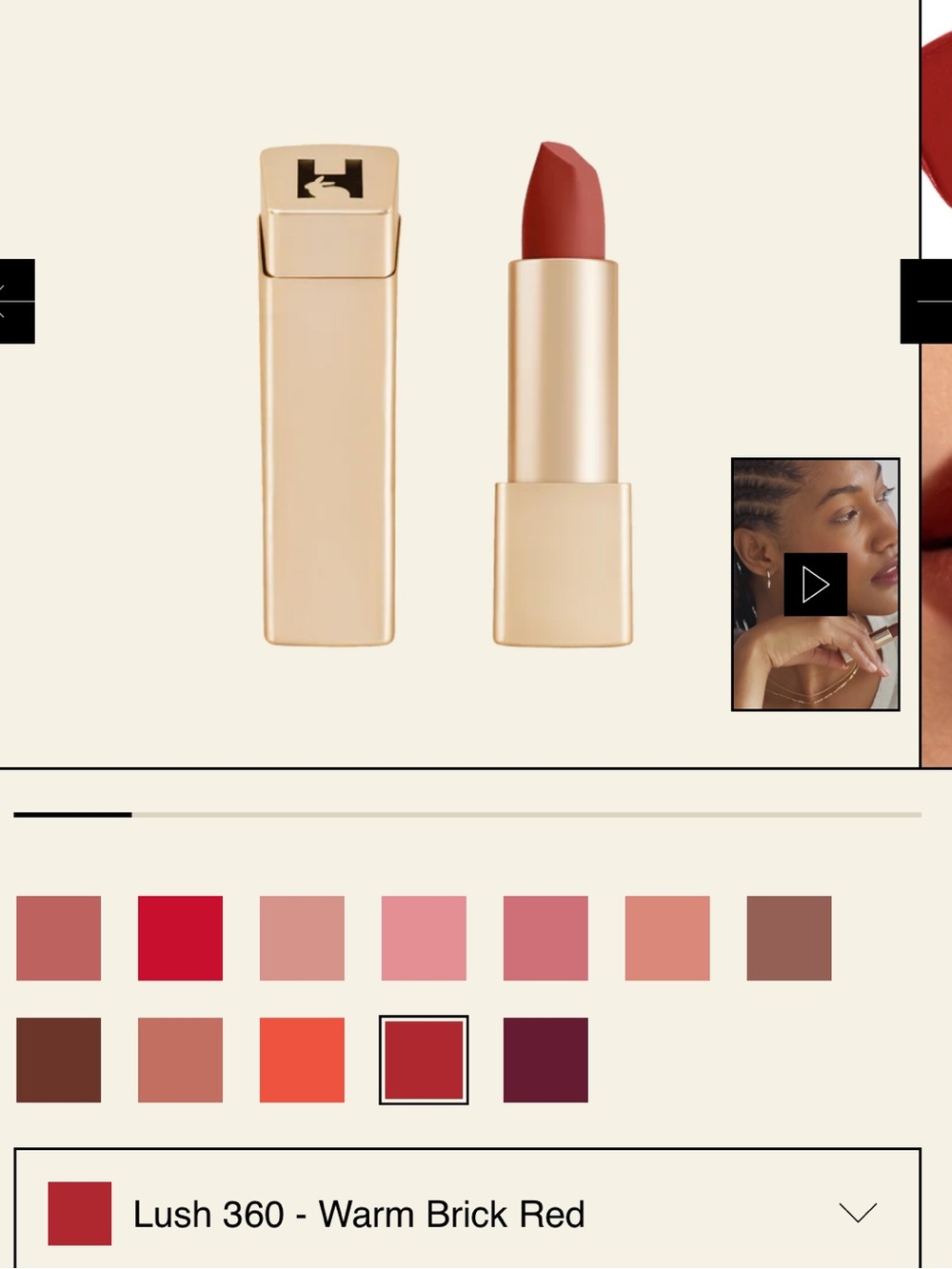 NWOT Hourglass Cosmetics UNLOCKED SOFT MATTE LIPSTICK new in box